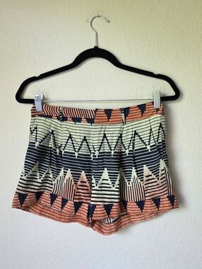 Parker 100% Silk Vintage Y2K Boho Print Shorts Size O